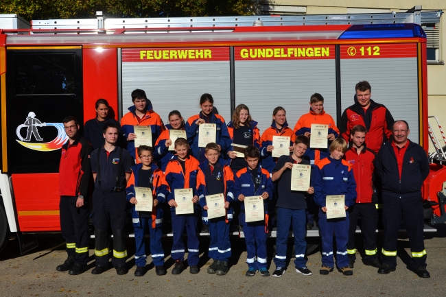 08.11.2014 Bestandene Jugendflamme in Ihringen